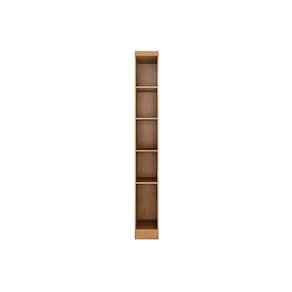 Modulado de Quarto Armário Cantoneira Rizon/Linea c/ 4 Prateleiras s/ Portas Cumaru - Novo Horizonte