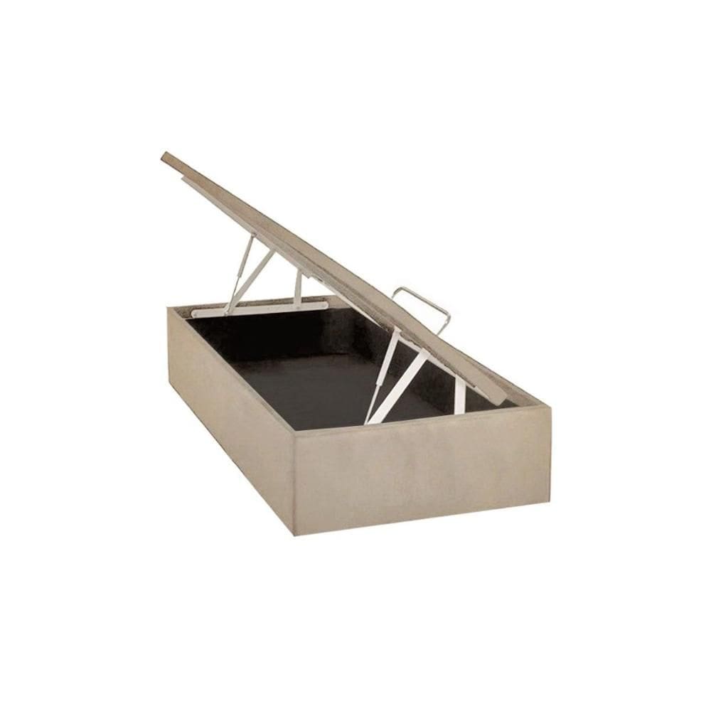 Cama Box Baú Solteiro Universal Suede Clean (88x188x39) - Ortobom