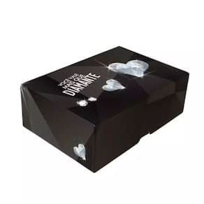 Caixa Practice (Ideal Para 6 Doces Gourmet) Diamante 4x12x8cm 10 Peças - Idea 4934