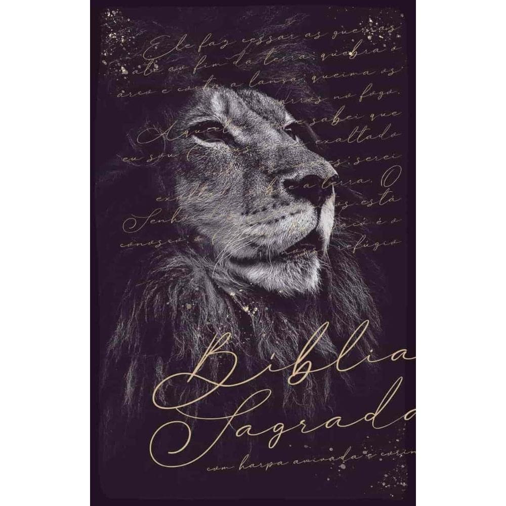 Biblia Arc 860 Leao Refugio - Letra Normal: Almeid