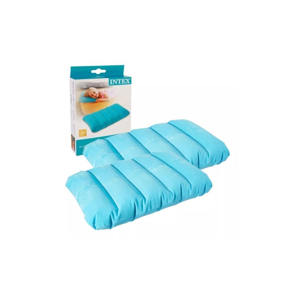Kit 2 Travesseiro Infantil Inflável Intex 43x28x9 cm