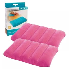 Kit 2 Travesseiro Infantil Inflável Intex 43x28x9 cm