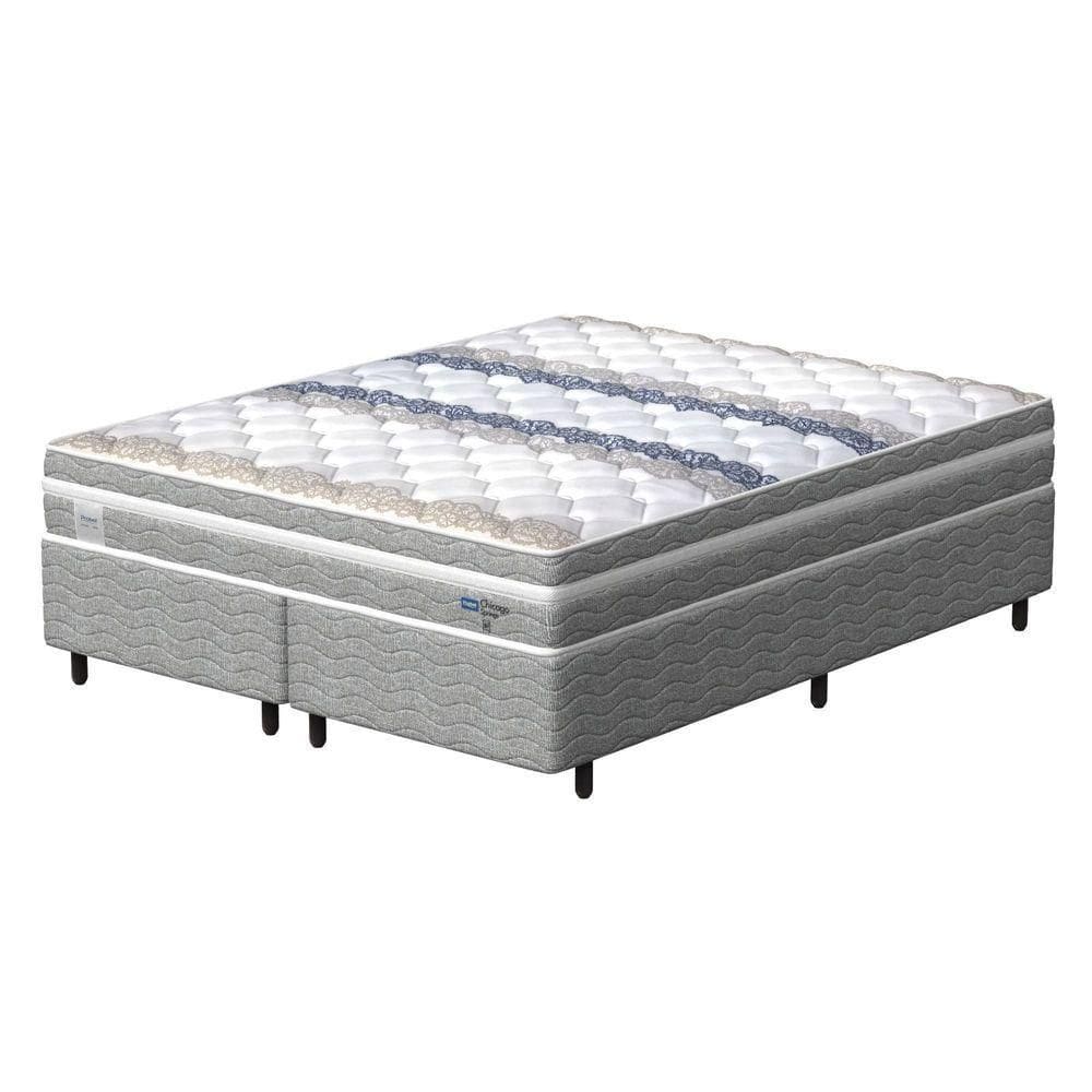 Conjunto Box Queen Mola Probel Chicago (158x198x24cm)