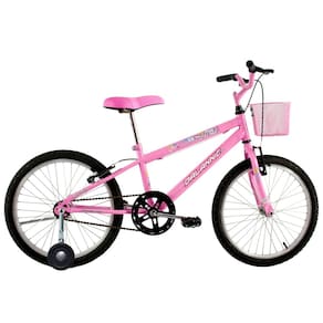 Bicicleta Infantil Aro 20 Melissa + Rodinha Lateral Feminina Passeio