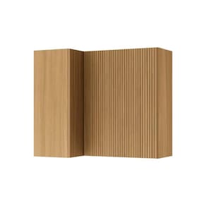 Armário Aéreo p/ Cozinha Rainha Canto c/ 2 Portas 92 cm Nature - Nesher