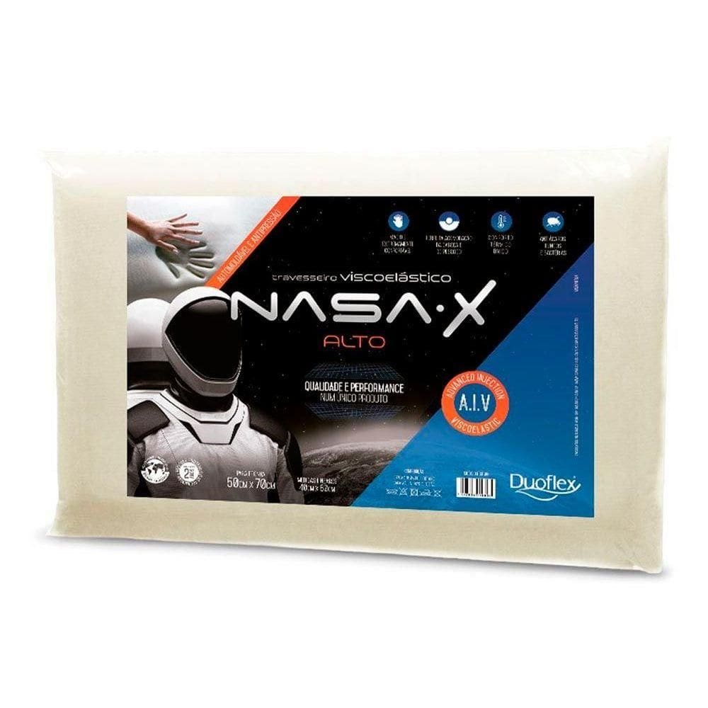 Travesseiro Viscoelástico Nasa X NS3100 (50x70) - Duoflex