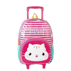 Mochila de Rodinhas Sestini Gabby X Friendship Colorido