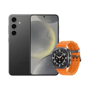 Combo S24 FE (256GB) - Grafite + Galaxy Watch Ultra LTE 47mm - Titânio Cinza