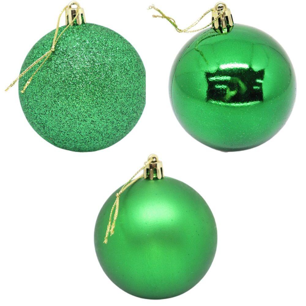 Enfeites Para Decoracao Natal Bola 4Cm  Pacote Com 06 Uni.