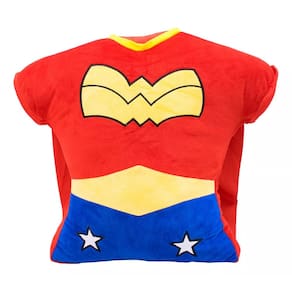 Almofada Fibra Mulher Maravilha 40x14x56cm - Liga Da Justiça