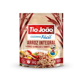 Arroz Integral + Arroz Vermelho E Tomate Tio João Cozinha Fácil 200G
