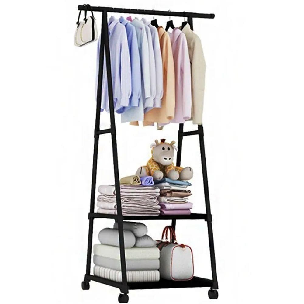 Arara De Roupas Cabideiro Sapateira Multifuncional Closet