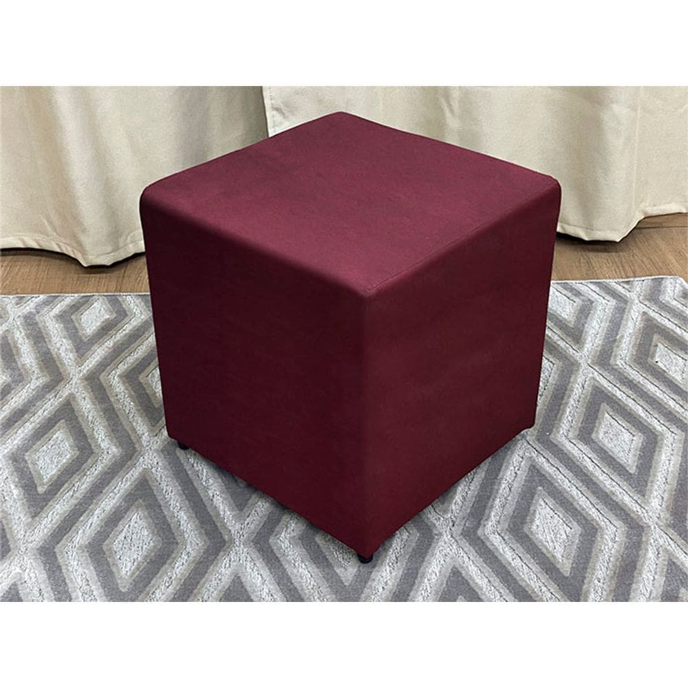 Puff Decorativo Vinho 600 Alpoim
