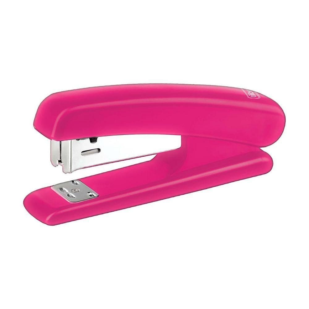 Grampeador De Mesa Pequeno Colorido 20 Folhas G102 Tilibra Rosa