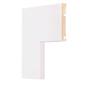 Guarnição de Poliestireno Lisa 7cm X 15mm X 2,40m - caixa com 28,8 Unidade - Branco