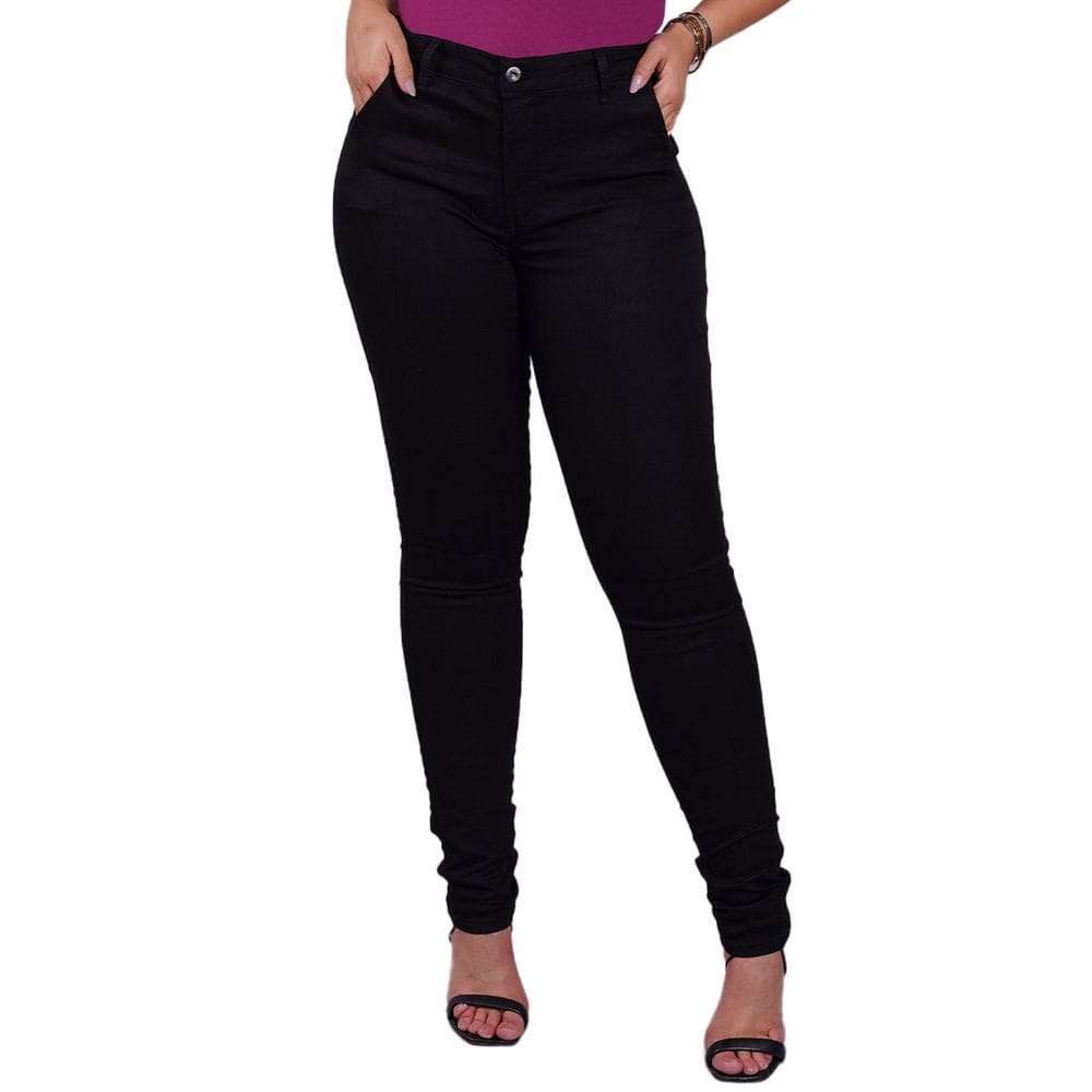Calça Para Mulheres Altas Skinny Cintura Alta Levanta Bumbum Ri19 - 77189