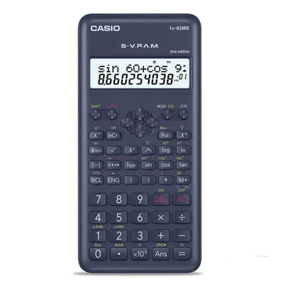 Calculadora Científica FX-82MS Preta - Cassio