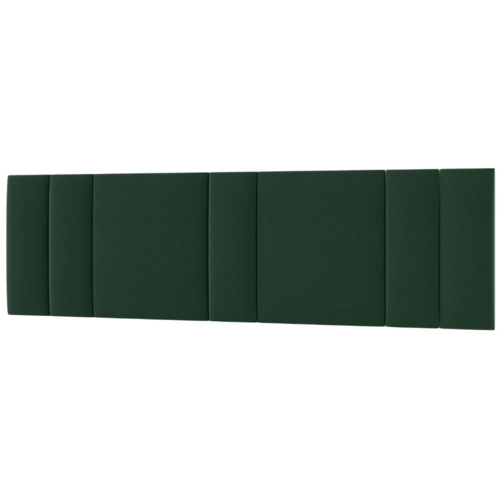 Cabeceira Estofada Iluminação LED Glow Cama Casal King Size 200 cm
