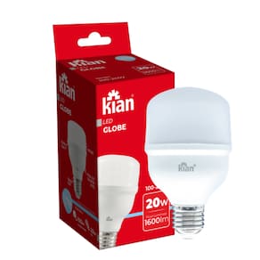 Lâmpada Led Globe 20W 6500K Branca Fria Base E27 Bivolt Kian