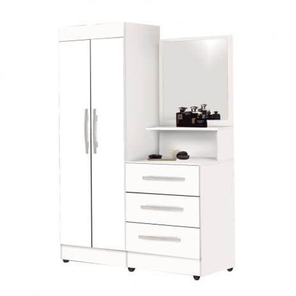 Roupeiro Cômoda Onix Moveis Primus Branco