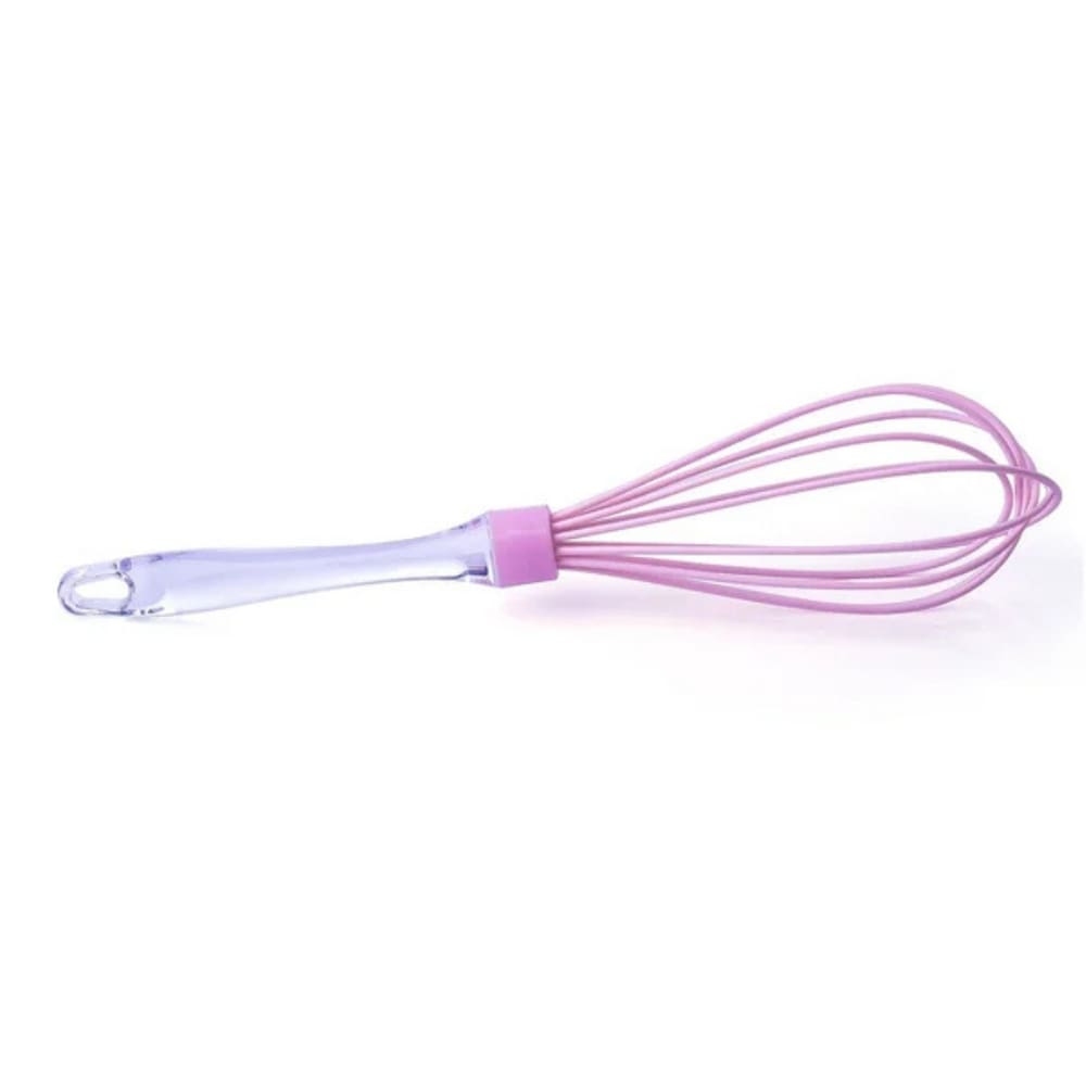 Batedor de Claras Fouet Silicone 29cm Plasvale Rosa