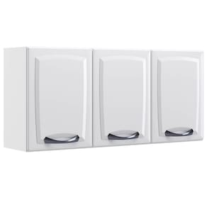 Armário Aéreo New Premium 120cm 3 Portas Itatiaia Cor Branco