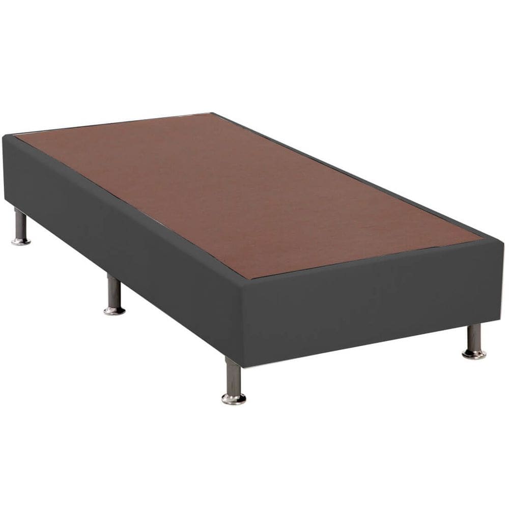 Base Cama Box Solteiro 25x88x188 Cor Preta
