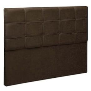 Cabeceira Acolchoada para Cama Box Casal Cor Marrom
