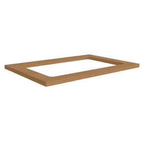 Tampo de Cozinha Modulado p/ Balcão Cooktop E604 60cm Canela - Kappesberg