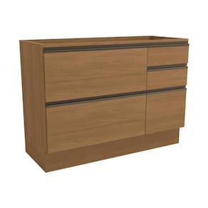 Módulo Cozinha Kappesberg Maxxi Balcão G746 c/ 1 Porta e 4 Gavetas s/ Tampo 120cm Canela-Kappesberg