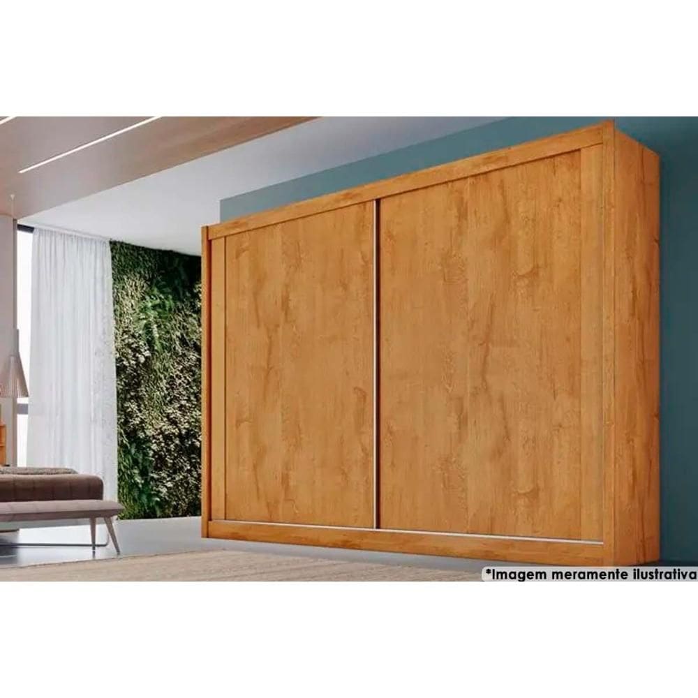 Guarda Roupa Casal 2 Portas e 4 Gavetas Creta Flex Peroba/Peroba ou Off White - Europa