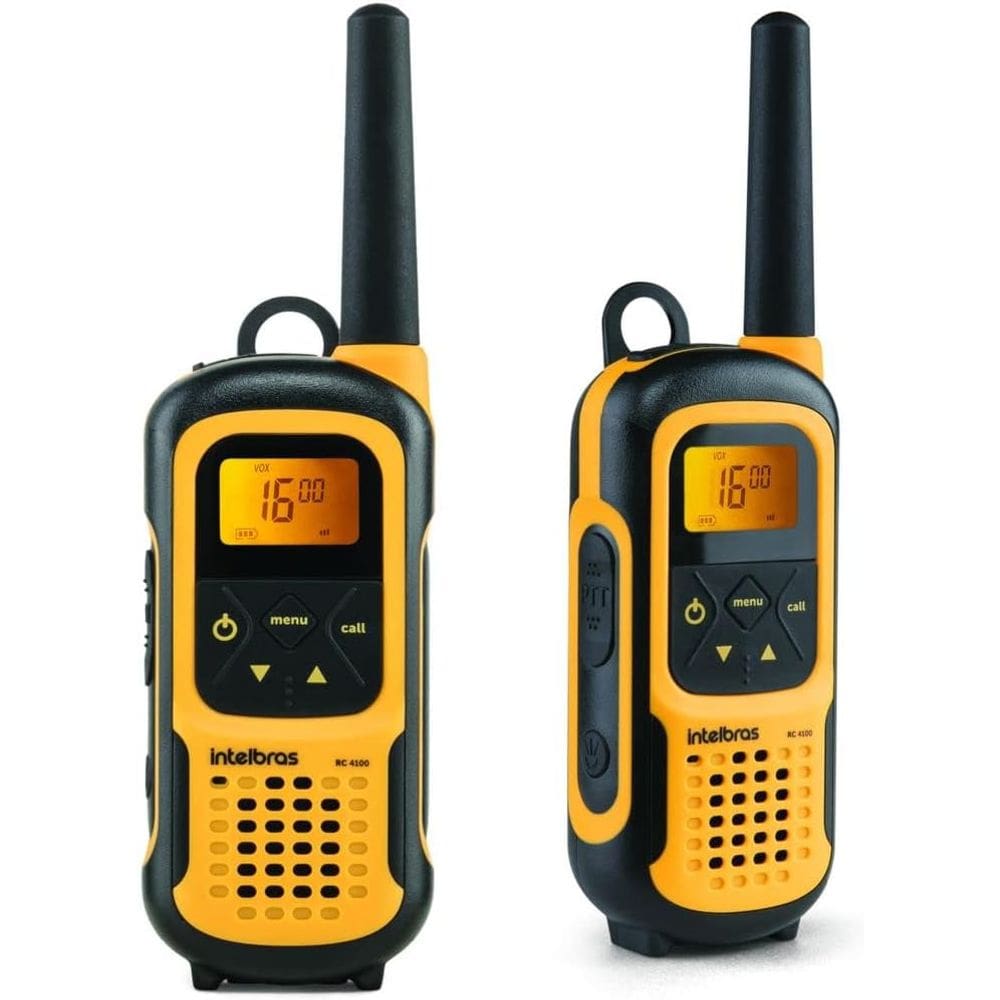 Rádio Comunicador Intelbras WaterProof RC 4102 Preto Amarelo