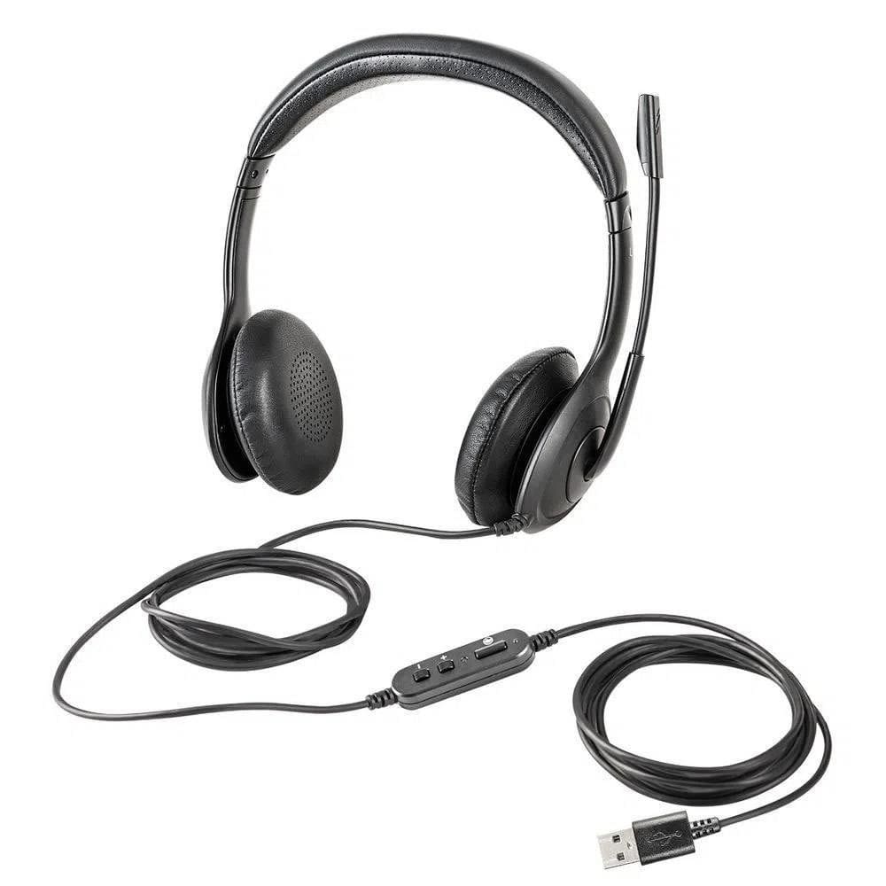 Headset Intelbras  Com Fio USB Biauricular WHS 60 Duo Preto