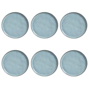 Conjunto de Pratos Rasos 06 Peças Bio Breeze Porto Brasil