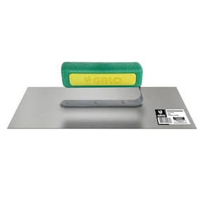 Desempenadeira Aço Inox Lisa 12x29cm Cabo Aberto Galo
