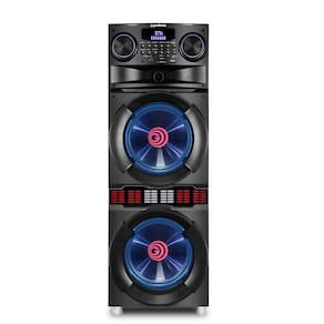 Caixa De Som Gradiente Power Party 1300w 2x Woofers 10 Pol