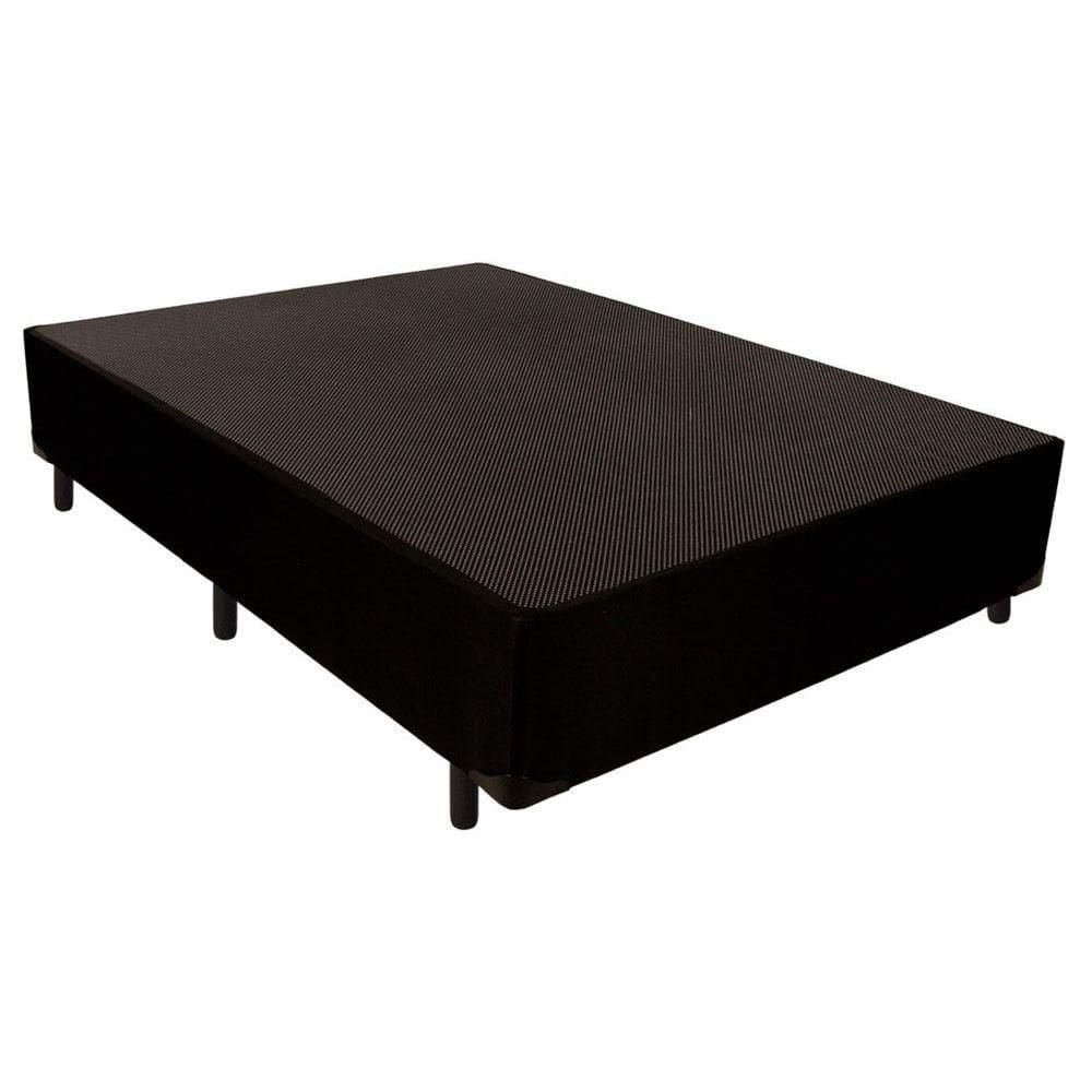 Cama Box Base Casal Universal Tecido Black (138x188x24) - Luckspuma