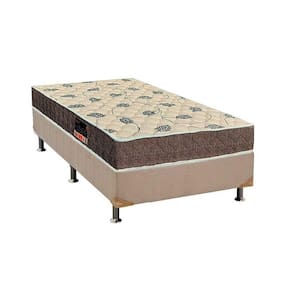 Conjunto Box Solteiro: Colchão Espuma Orthoflex D28 Anatômico Livorno + Base CRC Suede Clean (88x188)