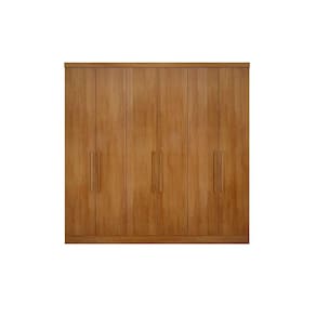 Guarda Roupa Modulado Rizon c/ 6 Portas e 4 Gavetas cor Freijo Cumaru - Novo Horizonte