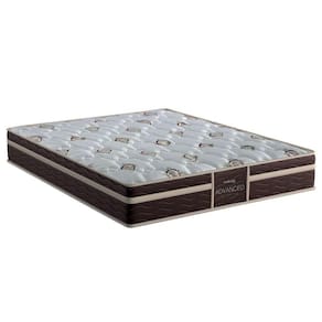 Colchão Queen Ortopédico D33 / EP Anatômico Firmepedic ProDormir Advanced Tech1500 Plus Euro Pillow Brown (158x198x24) - Probel