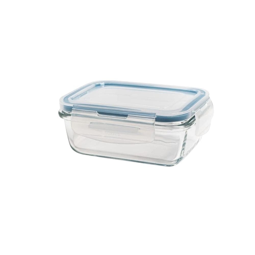 Pote De Vidro Hermético Retangular 840 Ml - Ad
