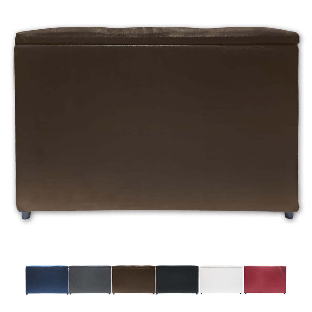 Puff Baú Banqueta Retangular Organizar e Decorar Suede 60cm