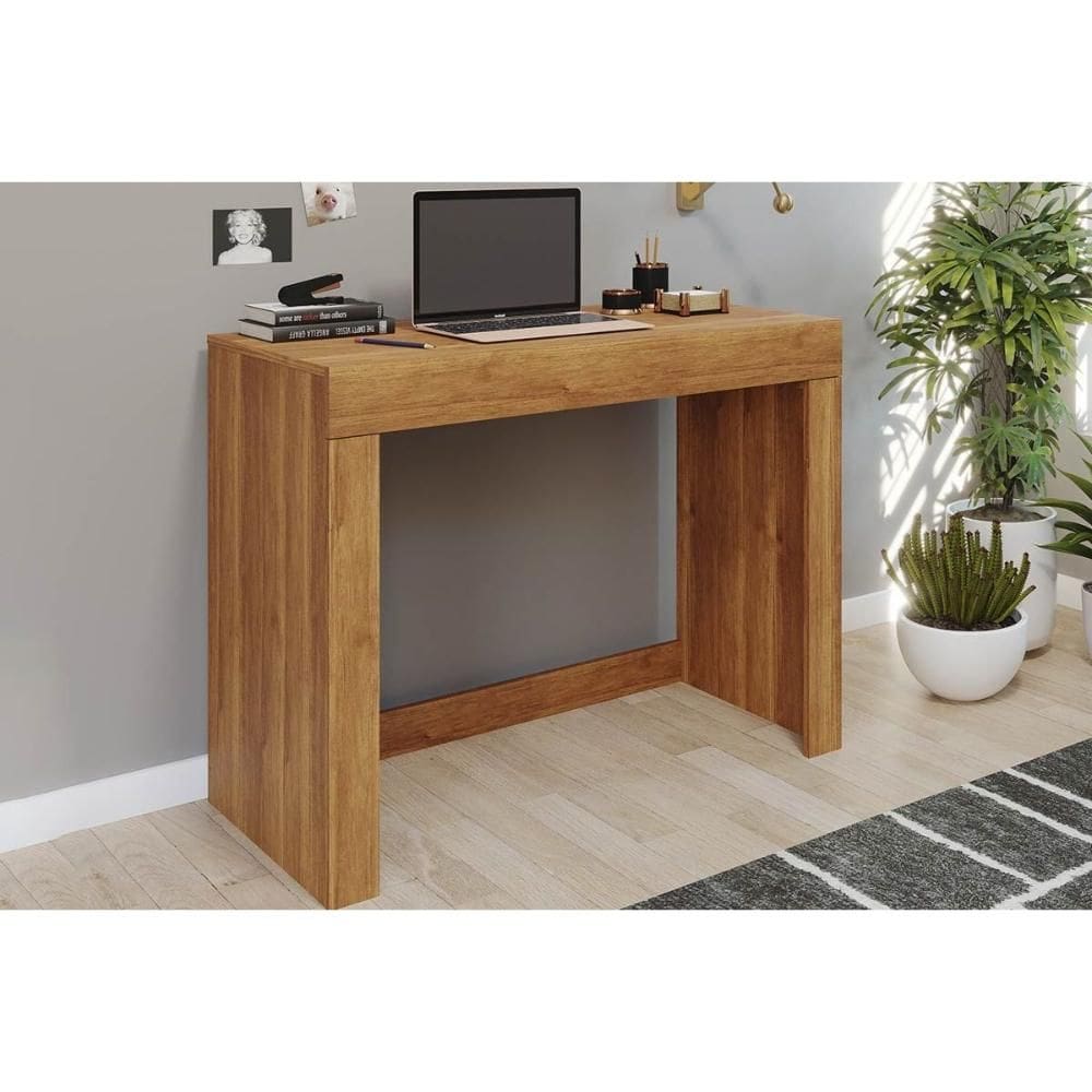 Mesa Escrivaninha Casal Cléo c/ 1 Gaveta Cinamomo - Permóbili