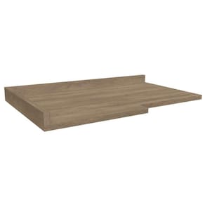 Módulo Cozinha Kappesberg Nox Tampo p/ Balcão Canto Reto E611 98cm Nogal-Kappesberg