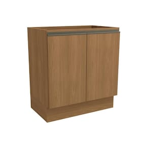 Balcão Cozinha p/ Cooktop Maxxi G744 c/ 2 Portas s/ Tampo 80cm Canela - Kappesberg
