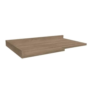 Módulo Cozinha Kappesberg Nox Tampo p/ Balcão Canto Reto E611 98cm Nogal-Kappesberg