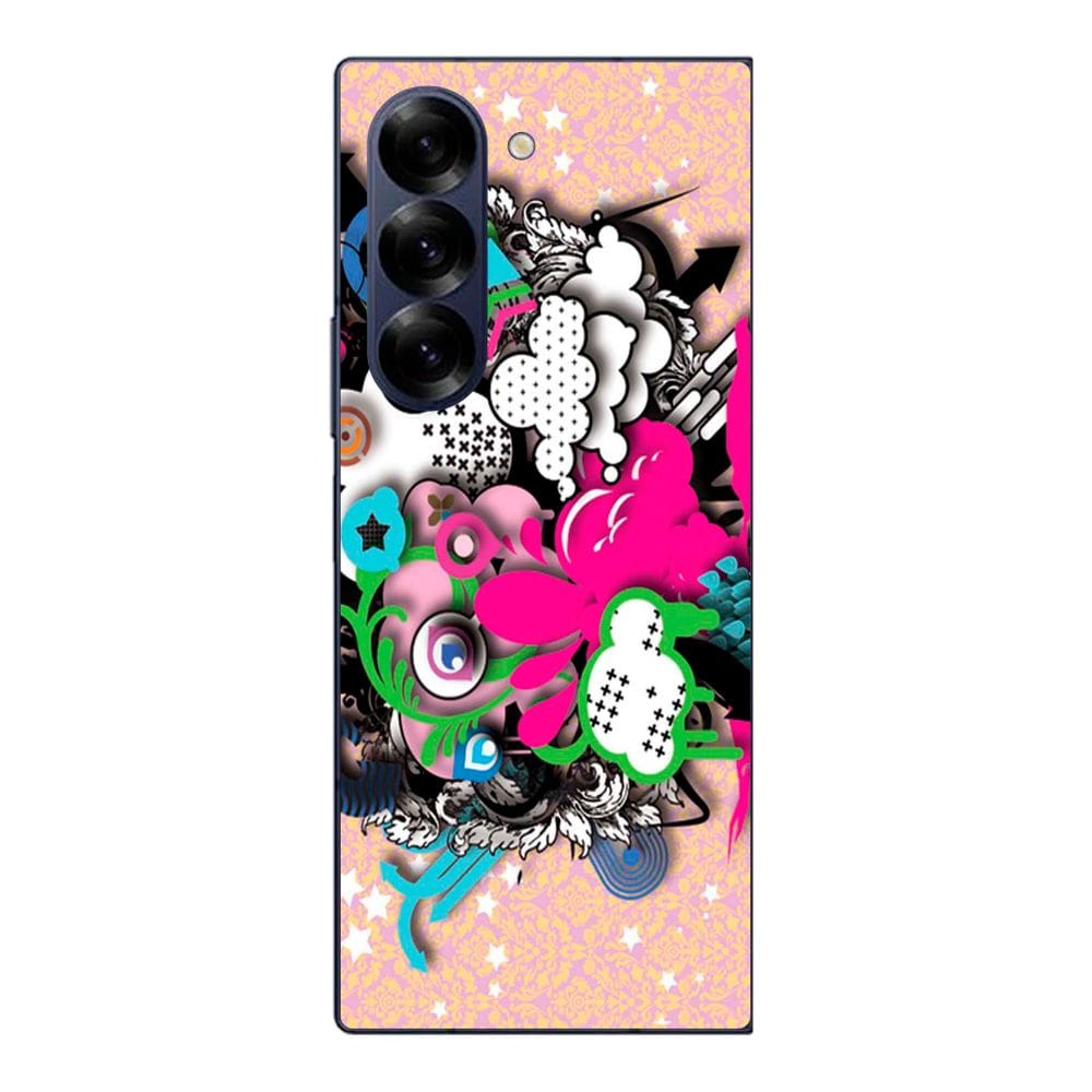 Capa Adesivo Skin104 Verso Para Samsung Galaxy Z Fold6