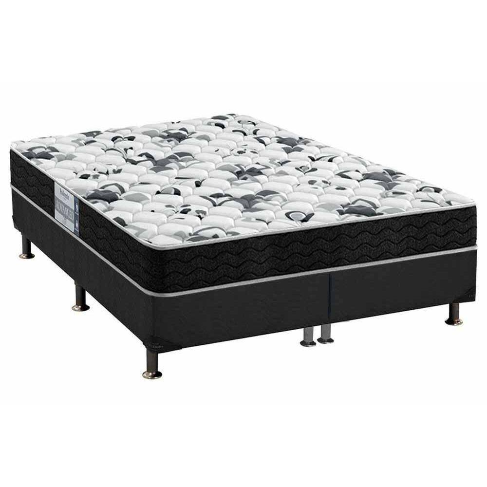 Cama Box King: Colchão Anatômico Probel D28/EP Advanced Tech1000 + Base CRC Suede Gray(193x203)
