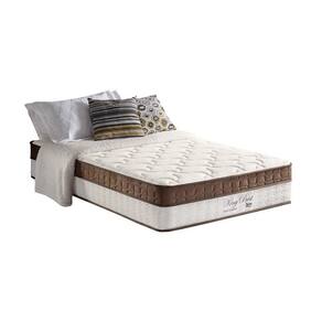 Colchão Solteirão Molas Superlastic King Best Euro Pillow Brown (96x203x33) - D Angelis Anjos