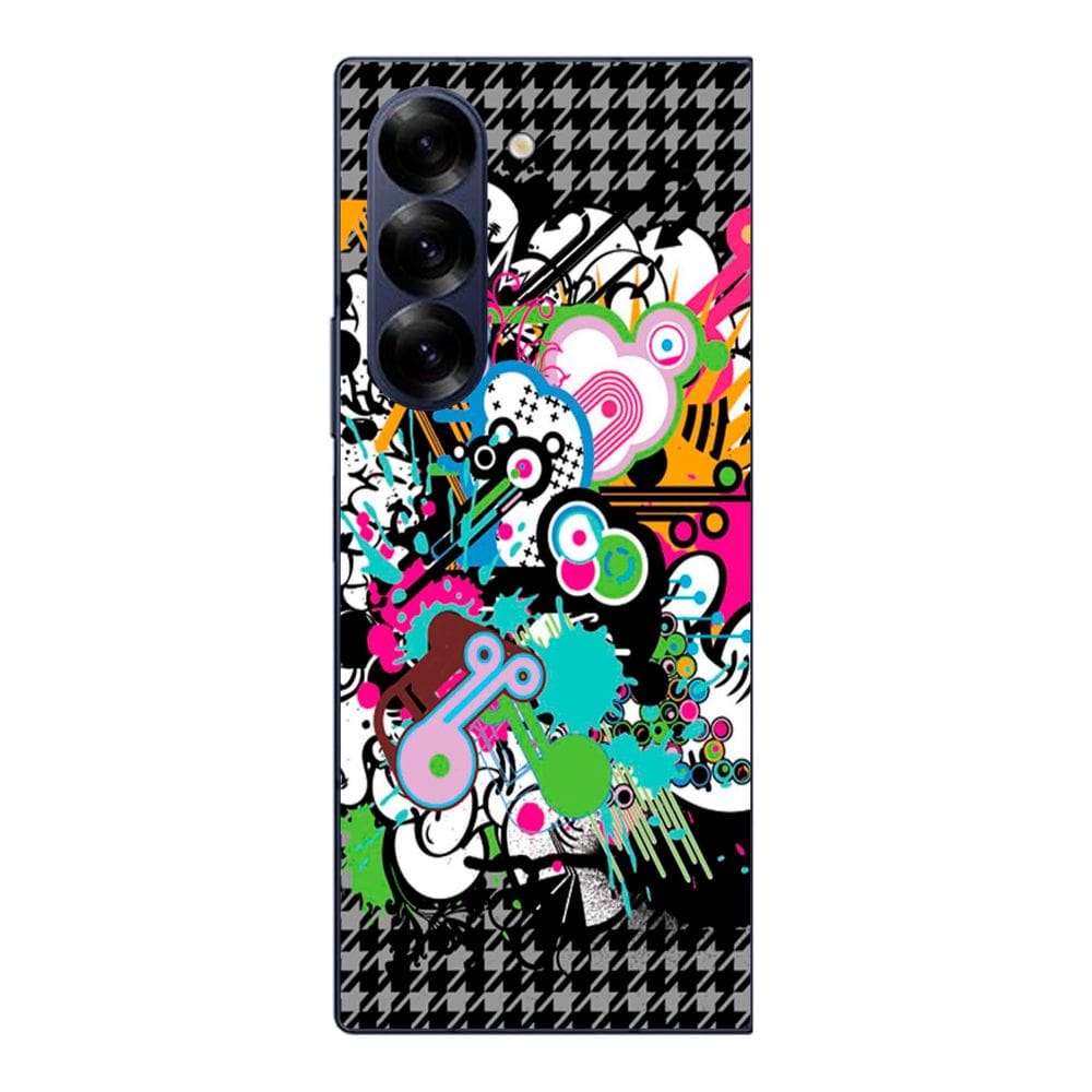 Capa Adesivo Skin022 Verso Para Samsung Galaxy Z Fold6